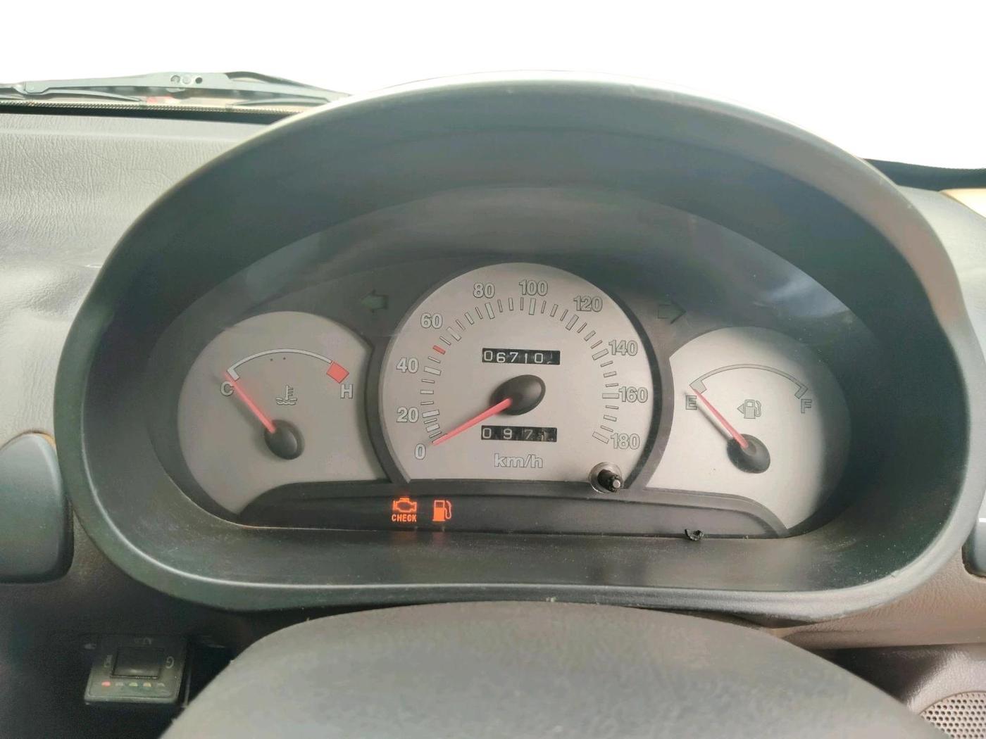 2012 Hyundai Santro Xing GL, CNG, Manual, 67,102 km, interior