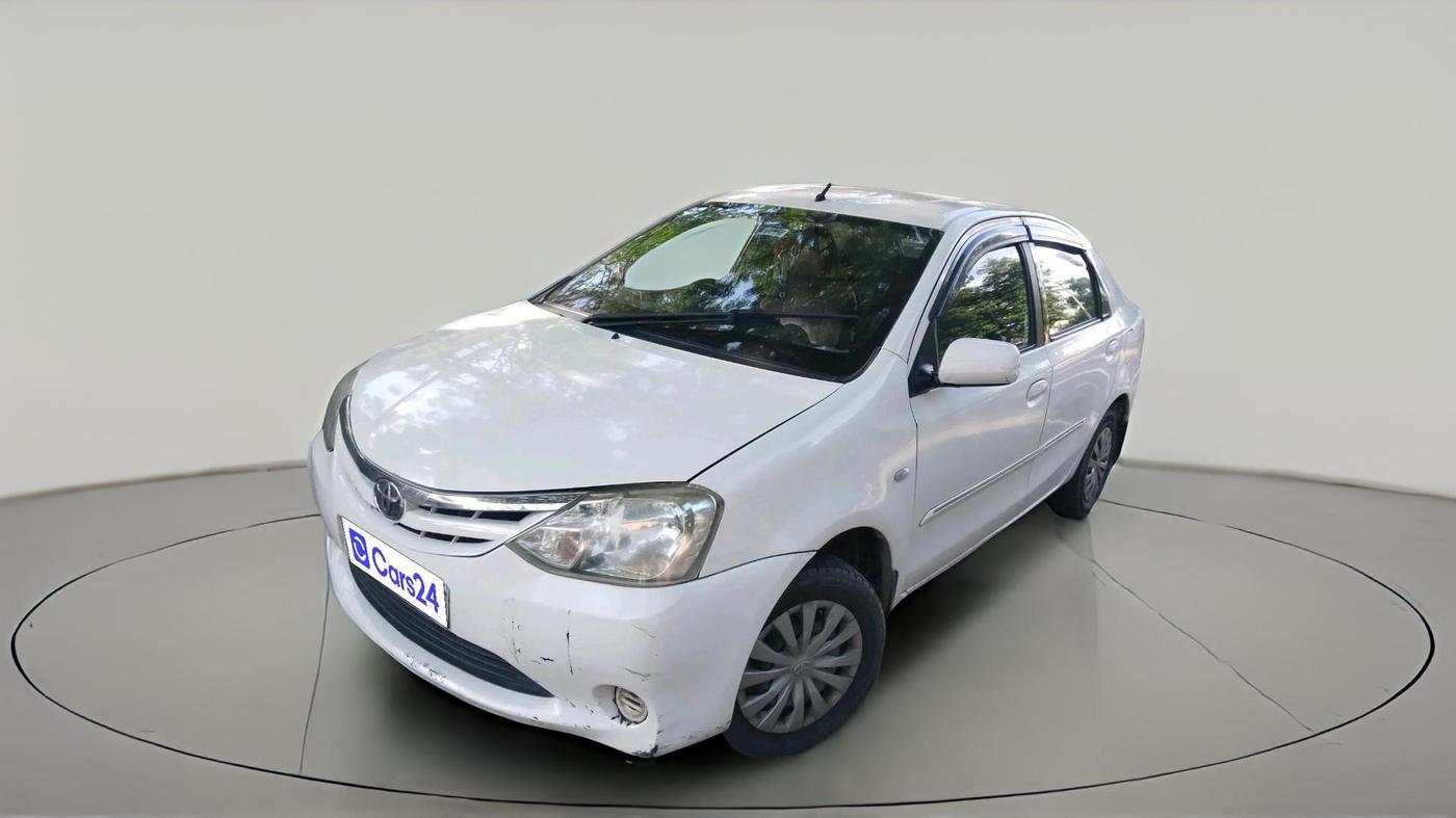 2012 Toyota Etios G, Petrol, Manual, 1,55,050 km, exterior
