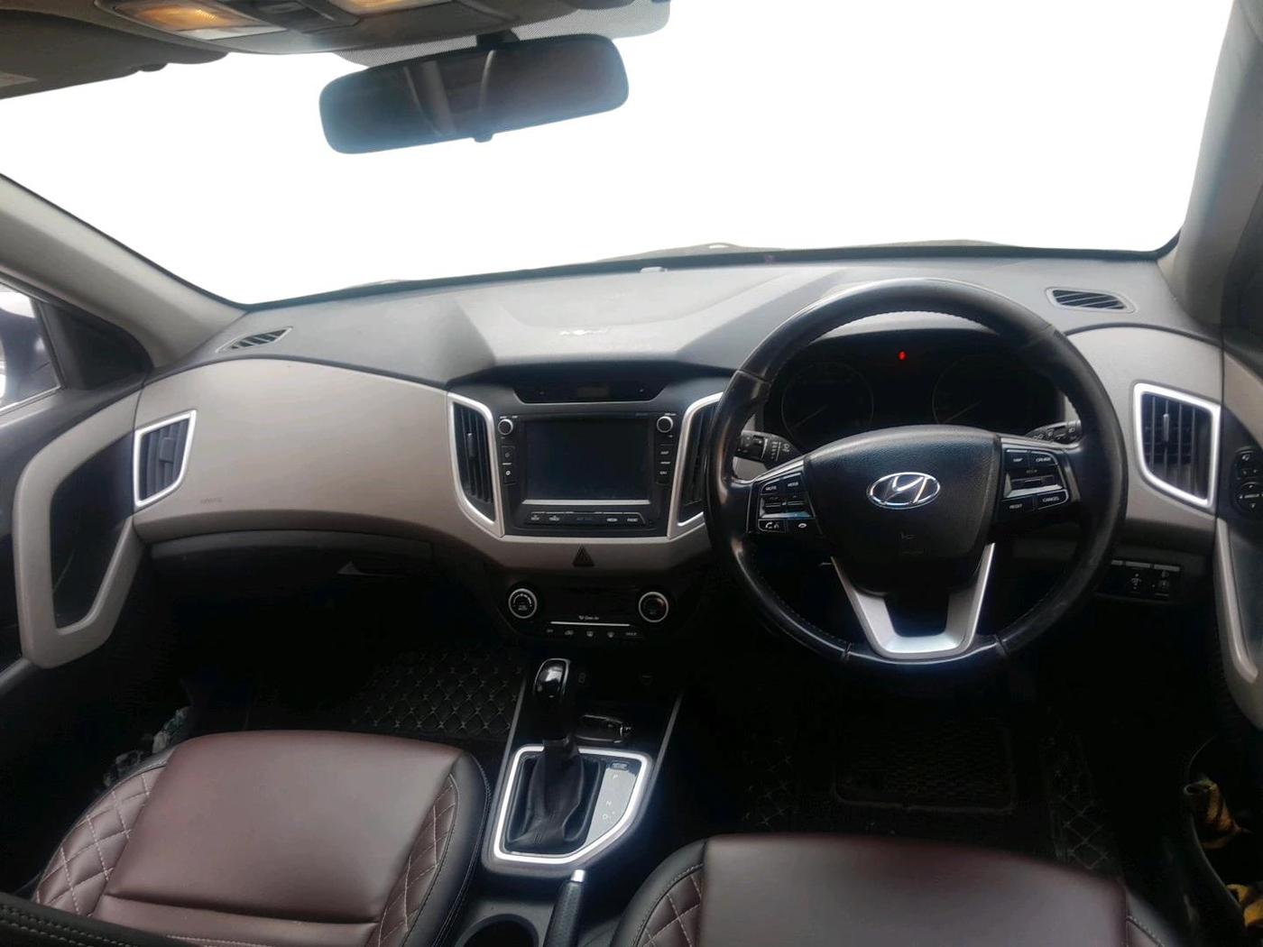 2018 Hyundai Creta SX AT 1.6 DIESEL, Diesel, Automatic, 81,631 km, interior