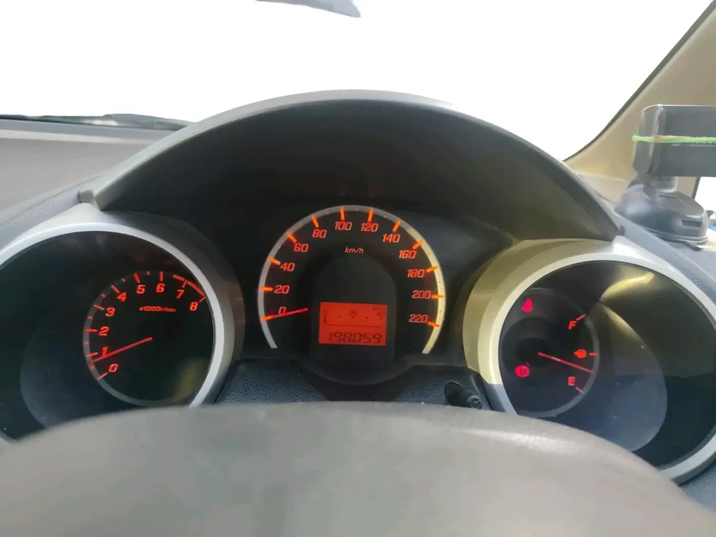 2011 Honda Jazz 1.2 L I-VTEC SELECT, CNG, Manual, 1,98,059 km, interior