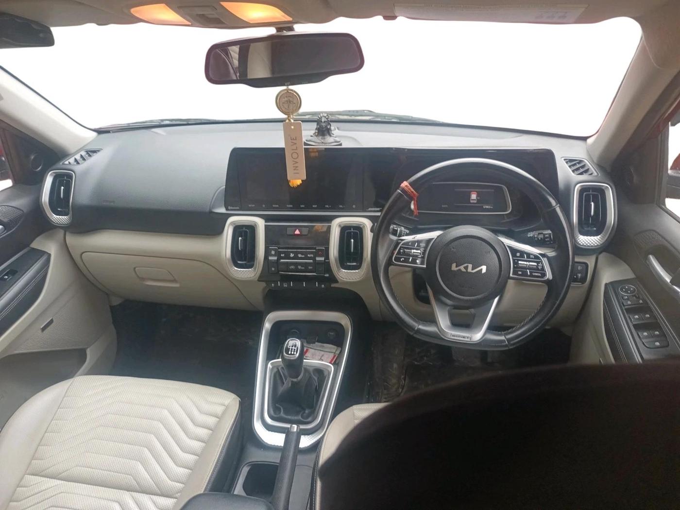 2021 KIA SONET HTX PLUS 1.0 IMT, Petrol, Manual, 67,863 km, interior