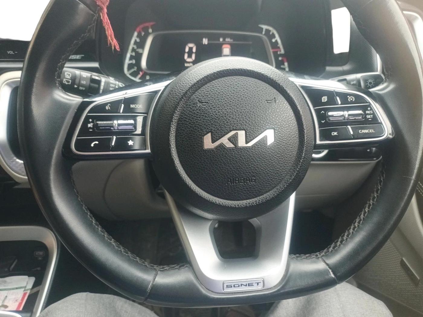 2021 KIA SONET HTX PLUS 1.0 IMT, Petrol, Manual, 67,863 km, interior