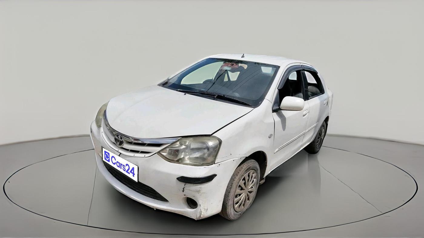 2012 Toyota Etios G, CNG, Manual, 58,023 km, exterior