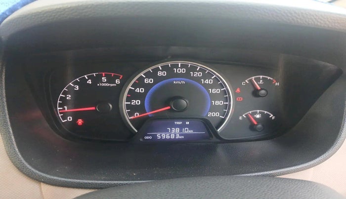 2017 Hyundai Grand i10 SPORTZ U2 1.2 CRDI, Diesel, Manual, 59,683 km, interior