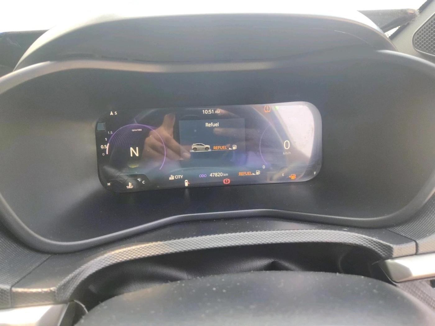 2023 Tata NEXON FEARLESS + AMT DUAL TONE 1.5 DIESEL, Diesel, Automatic, 47,820 km, interior
