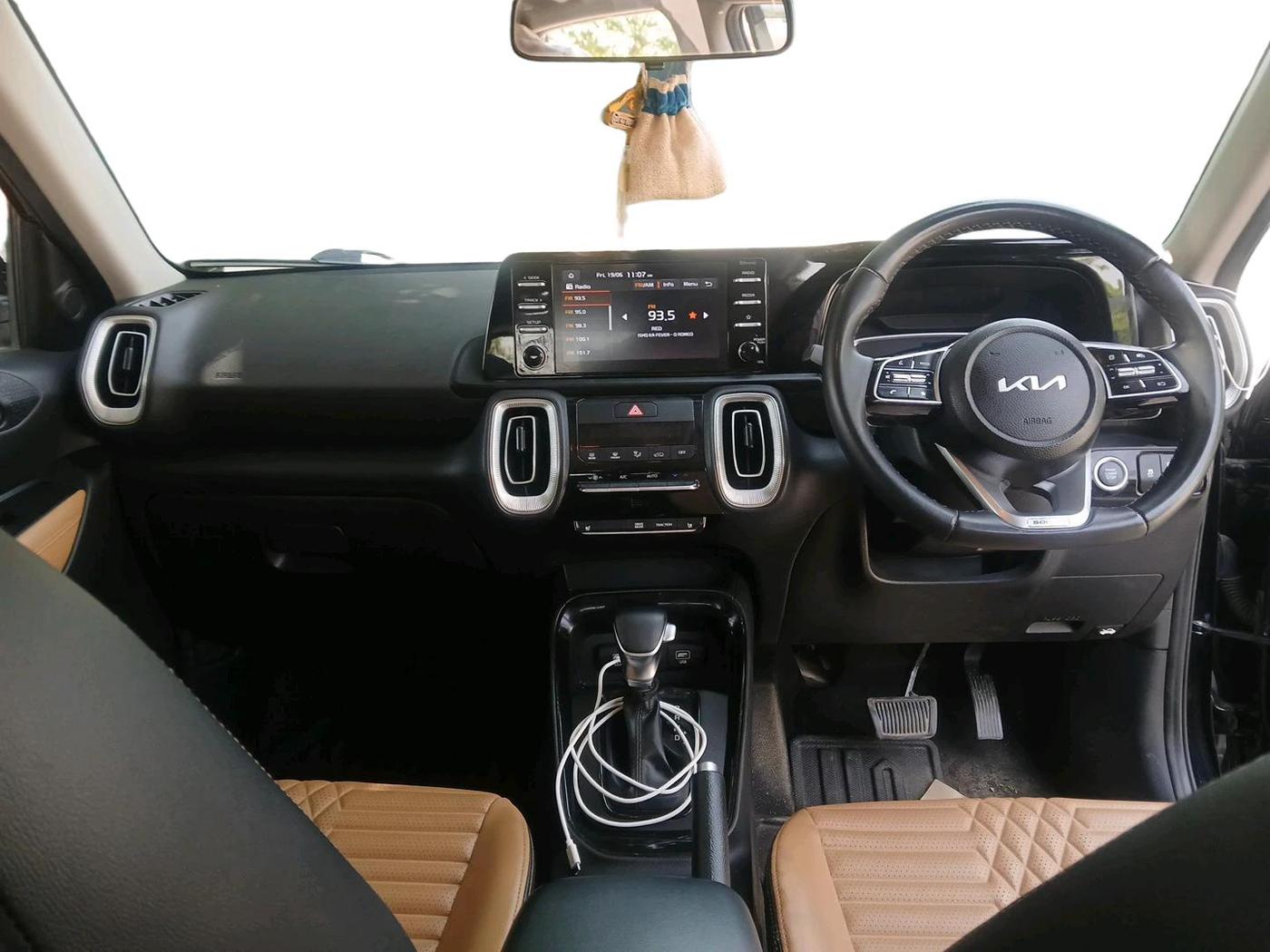 2024 KIA SONET HTX 1.5 AT, Diesel, Automatic, 79,444 km, interior