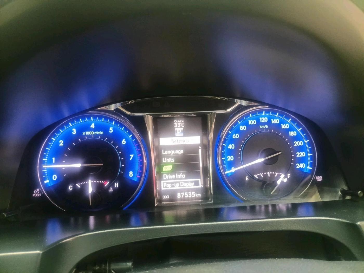 2015 Toyota Camry 2.5L AT, Petrol, Automatic, 87,535 km, interior