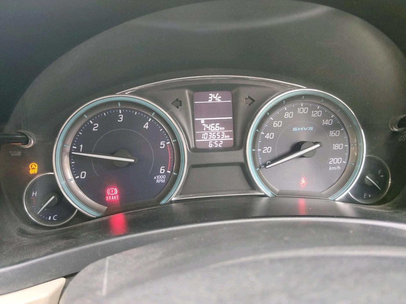 2016 Maruti Ciaz VDI SHVS, Diesel, Manual, 1,03,653 km, interior