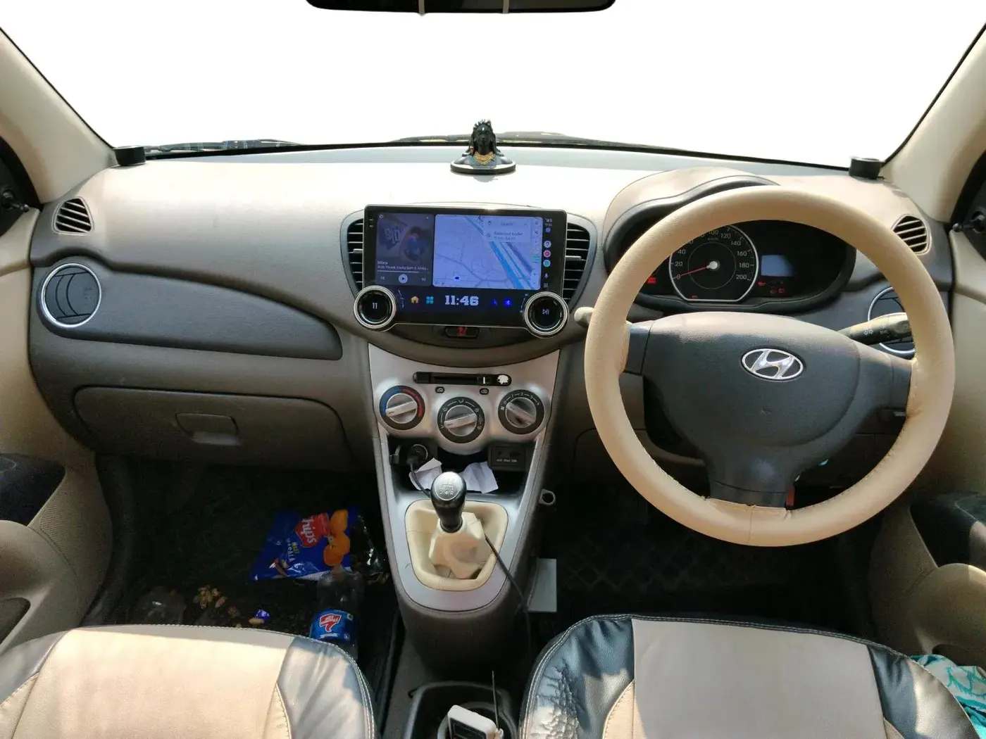 2014 Hyundai i10 SPORTZ 1.2, CNG, Manual, 1,44,599 km, interior