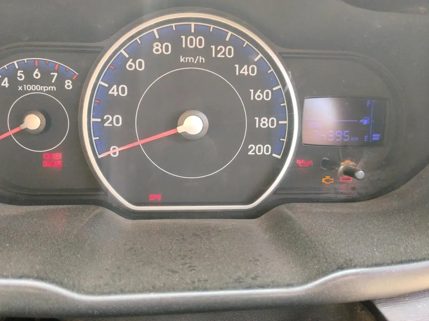 2014 Hyundai i10 SPORTZ 1.2, CNG, Manual, 1,44,599 km, interior