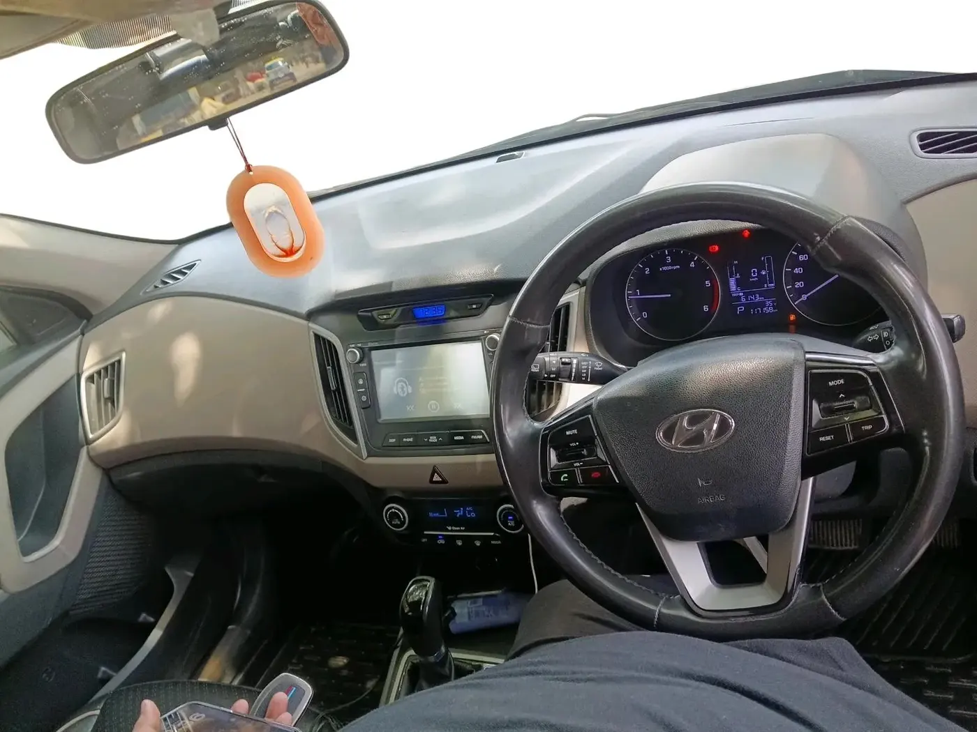 2017 Hyundai Creta SX PLUS AT 1.6 DIESEL, Diesel, Automatic, 1,17,158 km, interior