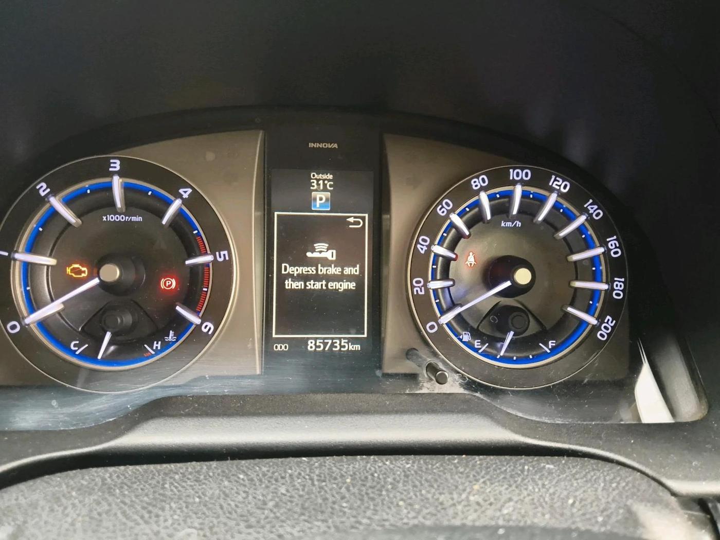 2019 Toyota Innova Crysta 2.8 ZX AT 7 STR, Diesel, Automatic, 85,735 km, interior