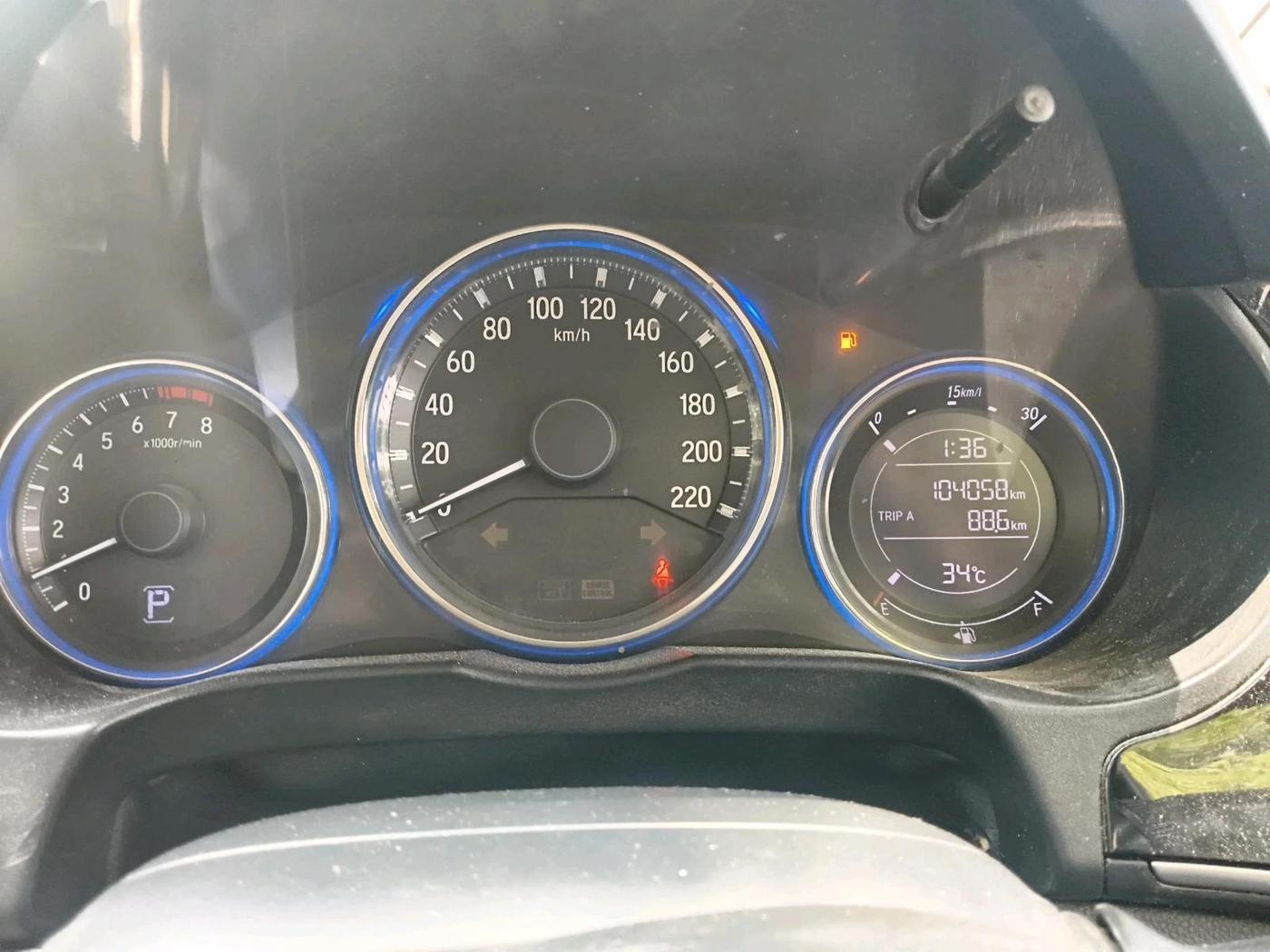 2014 Honda City 1.5L I-VTEC VX CVT, CNG, Automatic, 1,04,058 km, interior