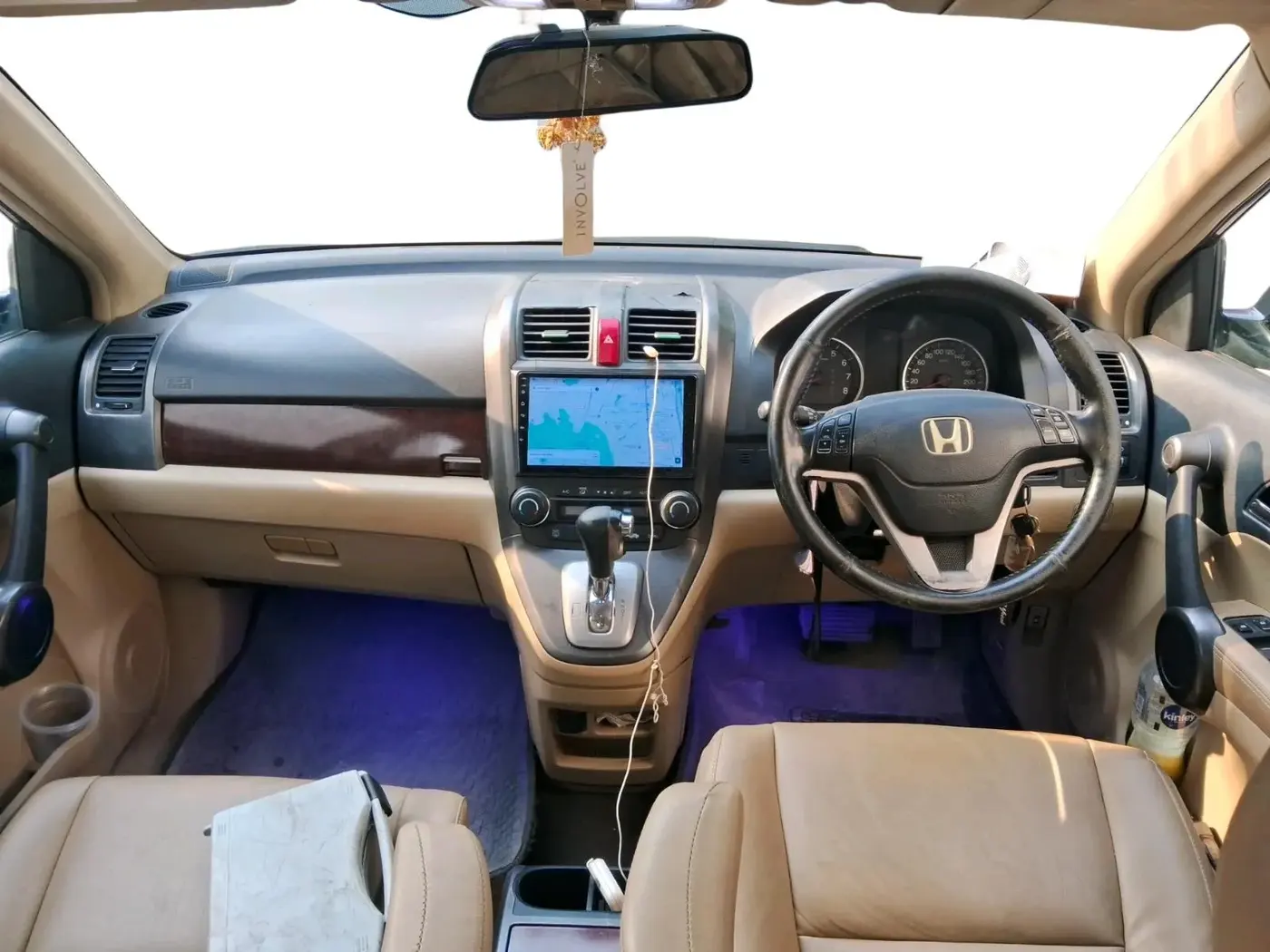 2011 Honda CRV 2.4L 2WD AT, Petrol, Automatic, 1,23,417 km, interior