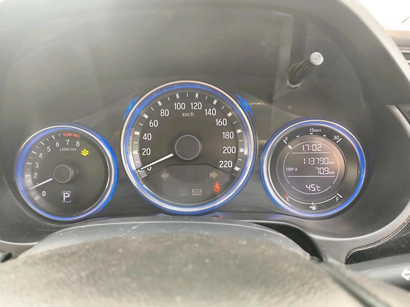 2015 Honda City 1.5L I-VTEC VX CVT, CNG, Automatic, 1,13,790 km, interior