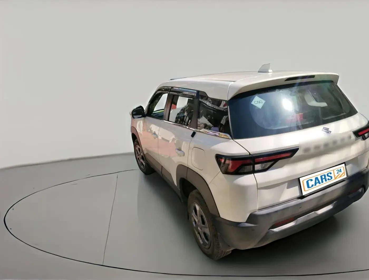 2024 Maruti BREZZA LXI S- CNG, CNG, Manual, 24,505 km, exterior
