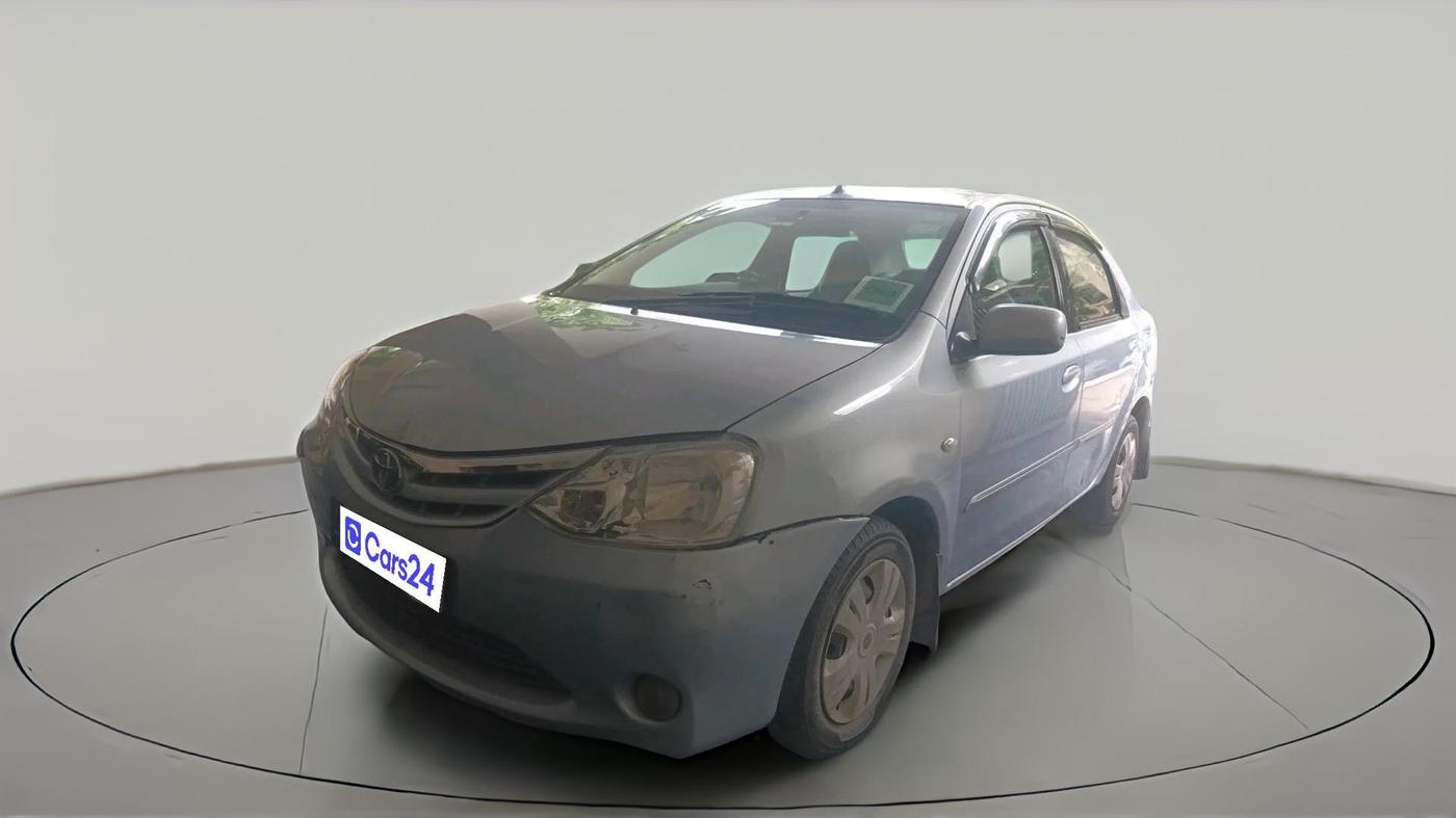 2011 Toyota Etios G, CNG, Manual, 1,08,932 km, exterior