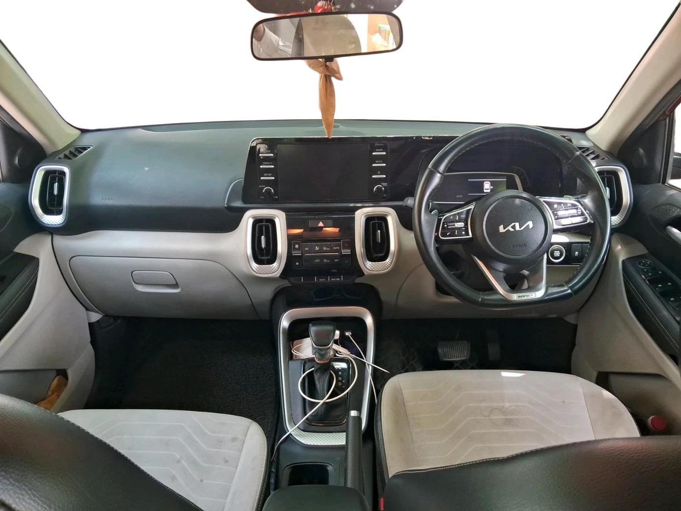 2023 KIA SONET HTX 1.0 DCT, Petrol, Automatic, 38,398 km, interior