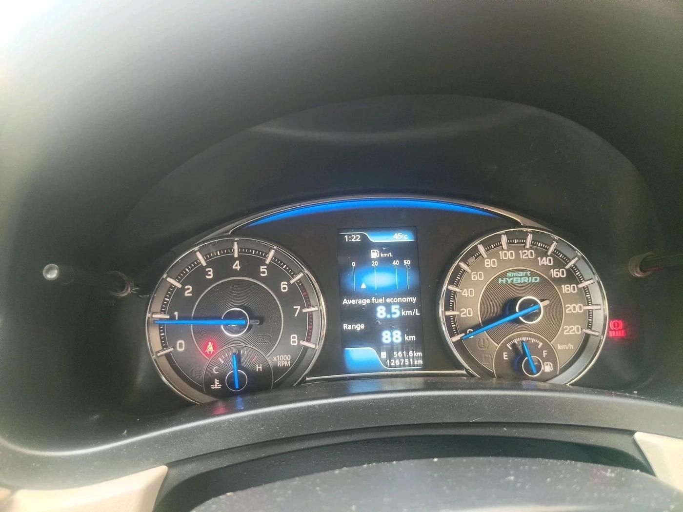 2022 Maruti Ciaz DELTA 1.5 SHVS MT PETROL, Petrol, Manual, 1,26,751 km, interior