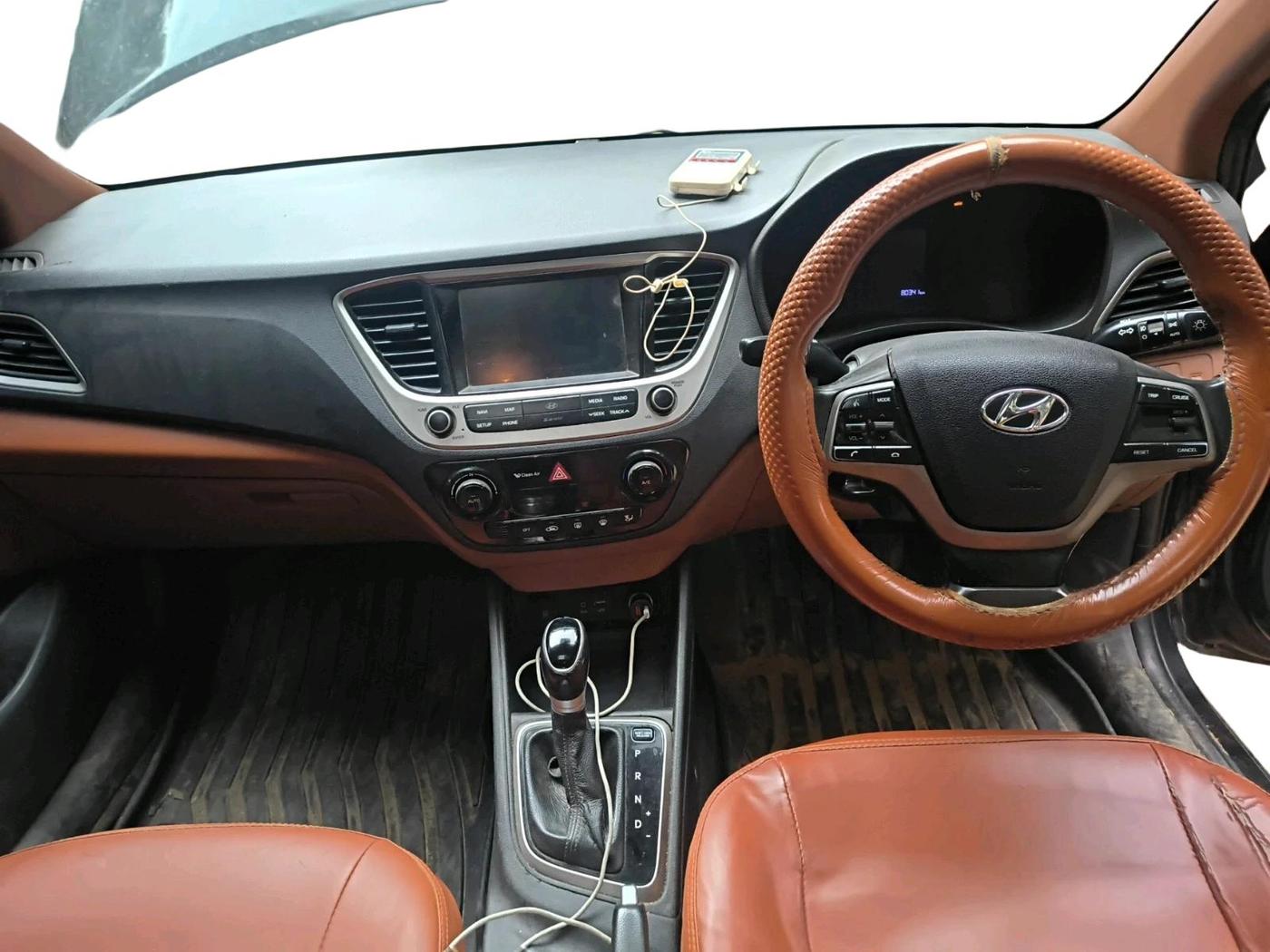 2018 Hyundai Verna 1.6 CRDI SX + AT, Diesel, Automatic, 80,341 km, interior