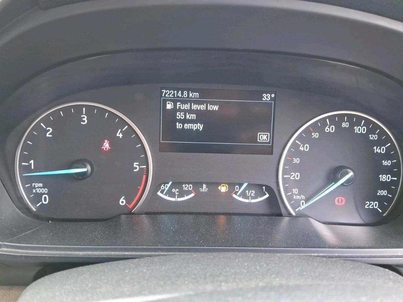 2019 Ford Ecosport TITANIUM 1.5L DIESEL, Diesel, Manual, 72,214 km, interior
