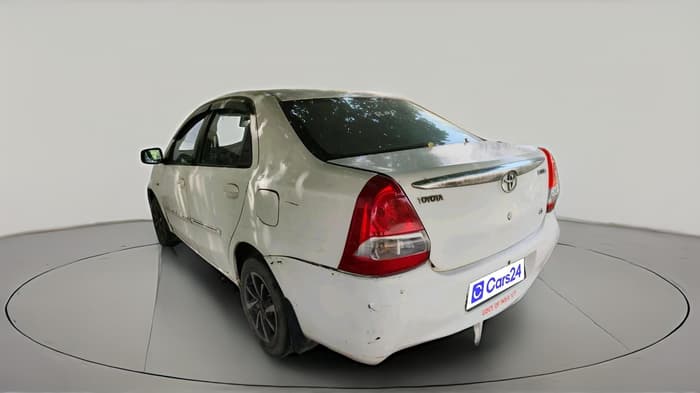 2012 Toyota Etios G, Petrol, Manual, 98,880 km, exterior