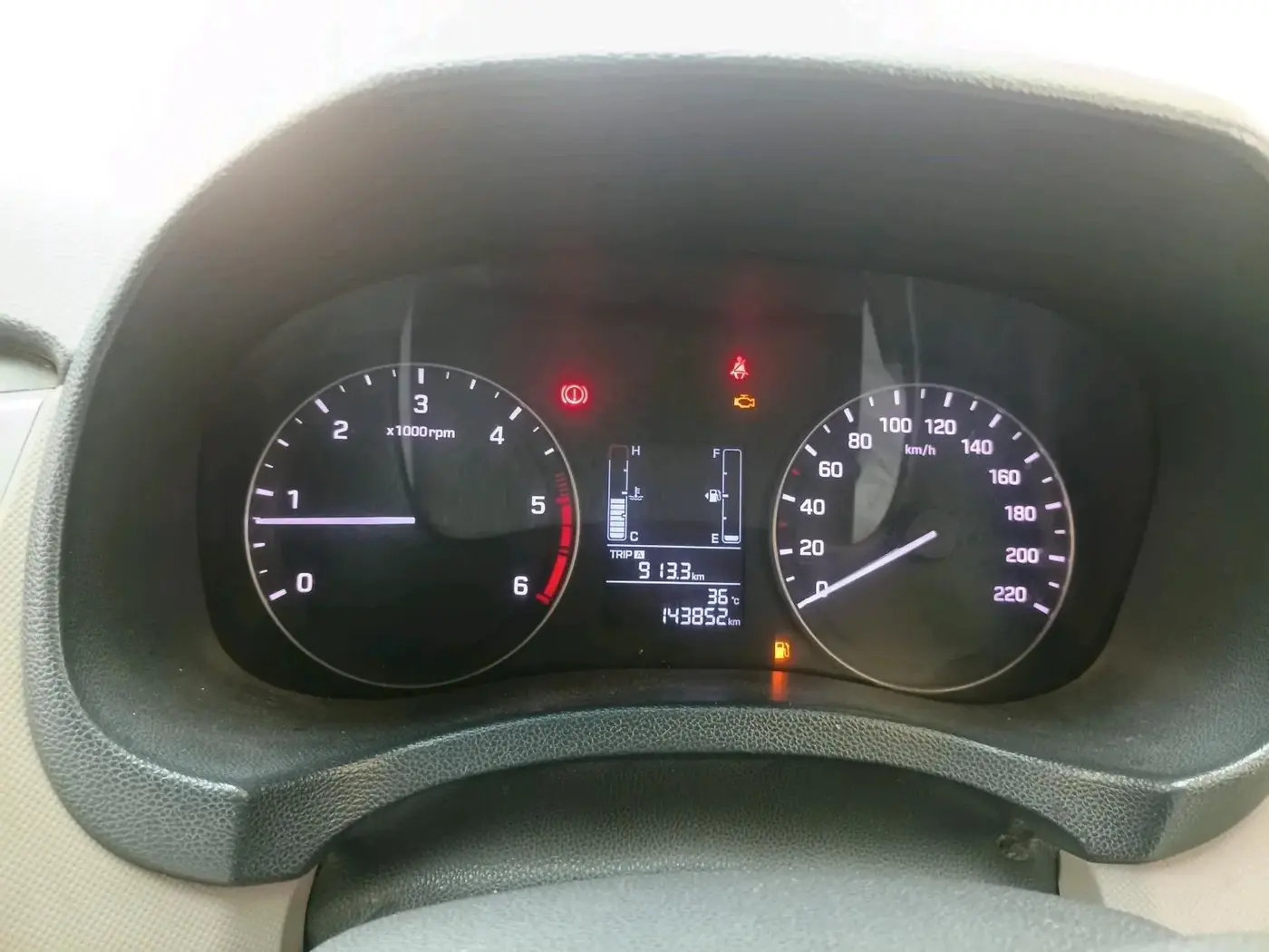 2017 Hyundai Creta E PLUS 1.4 DIESEL, Diesel, Manual, 1,43,852 km, interior