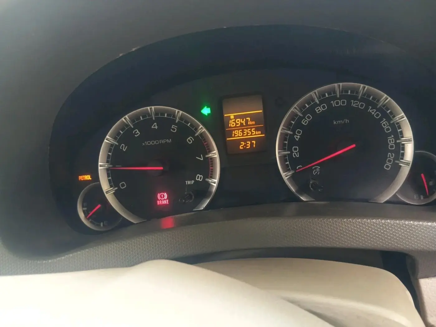 2015 Maruti Ertiga VXI CNG, CNG, Manual, 1,96,355 km, interior