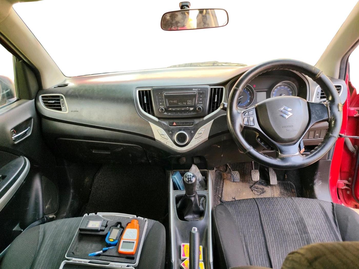 2017 Maruti Baleno DELTA PETROL 1.2, Petrol, Manual, 1,07,559 km, interior