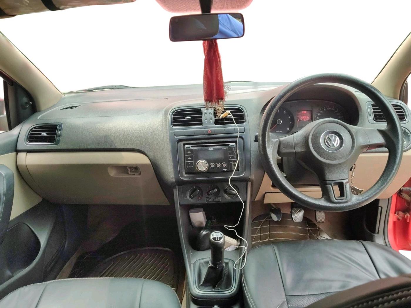 2011 Volkswagen Polo TRENDLINE 1.2L PETROL, Petrol, Manual, 1,40,964 km, interior