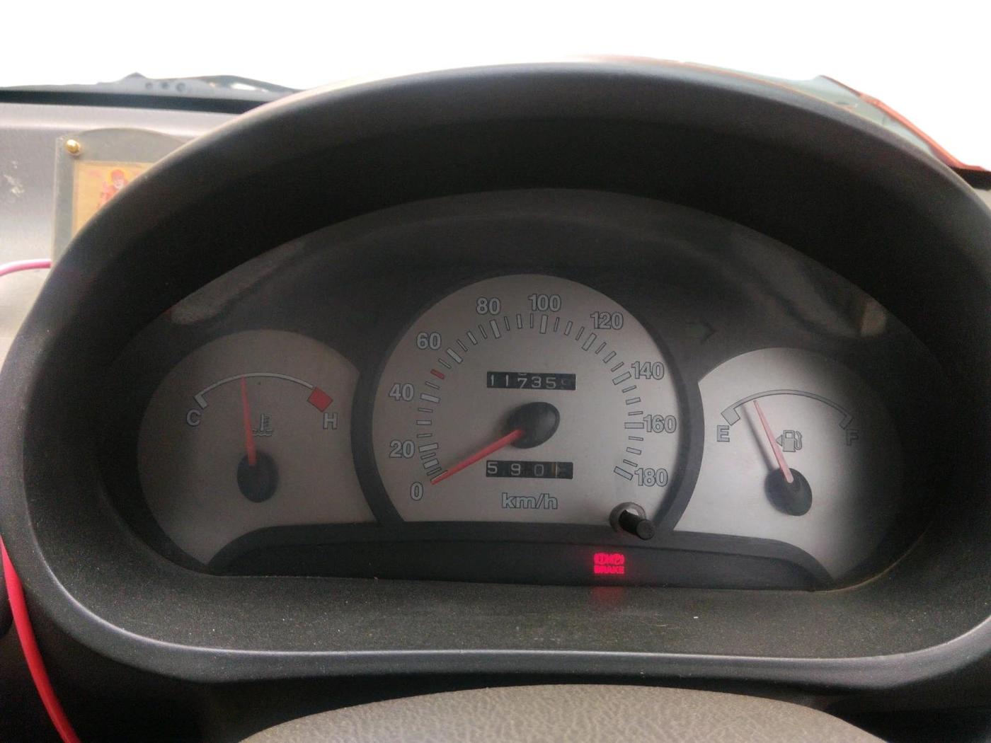 2012 Hyundai Santro Xing GL, CNG, Manual, 1,17,359 km, interior