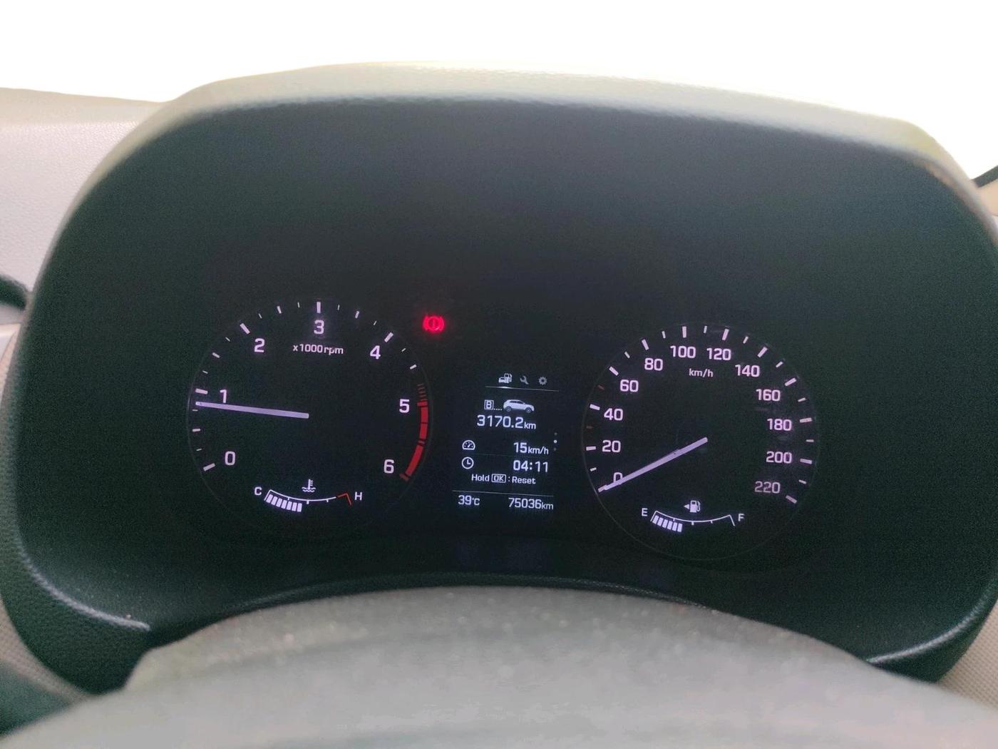 2016 Hyundai Creta SX (O) 1.6 DIESEL, Diesel, Manual, 75,036 km, interior