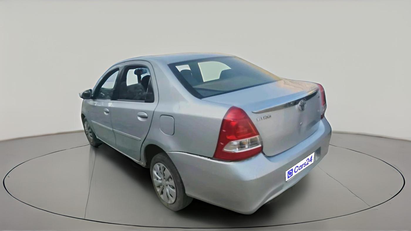 2014 Toyota Etios G, CNG, Manual, 1,42,868 km, exterior