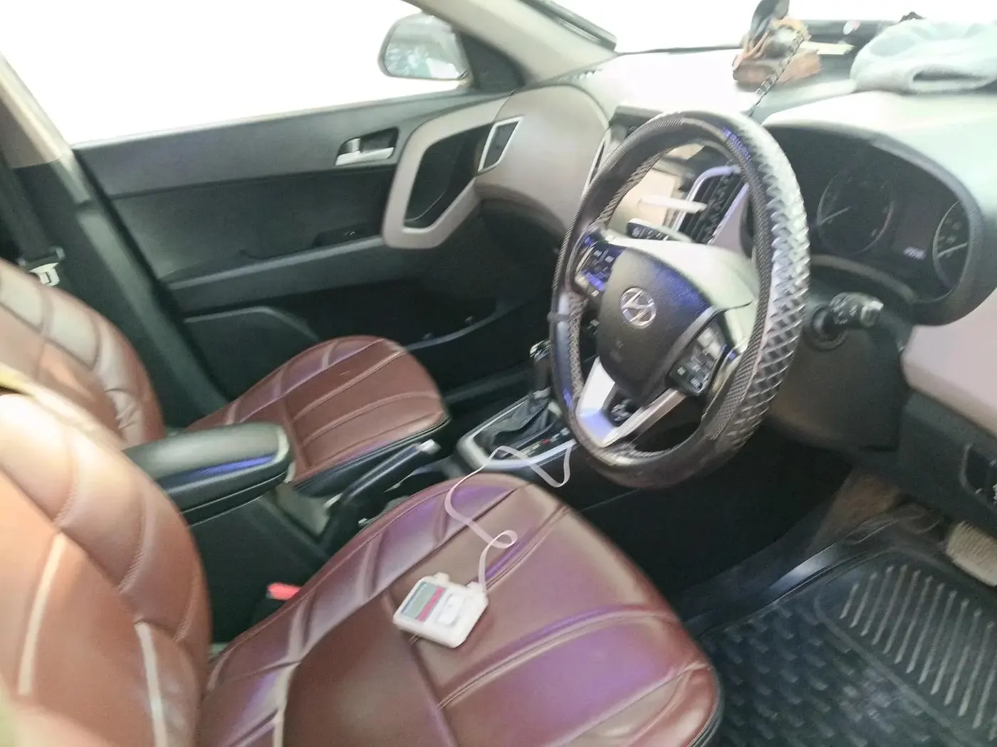 2018 Hyundai Creta SX AT 1.6 DIESEL, Diesel, Automatic, 1,29,038 km, interior