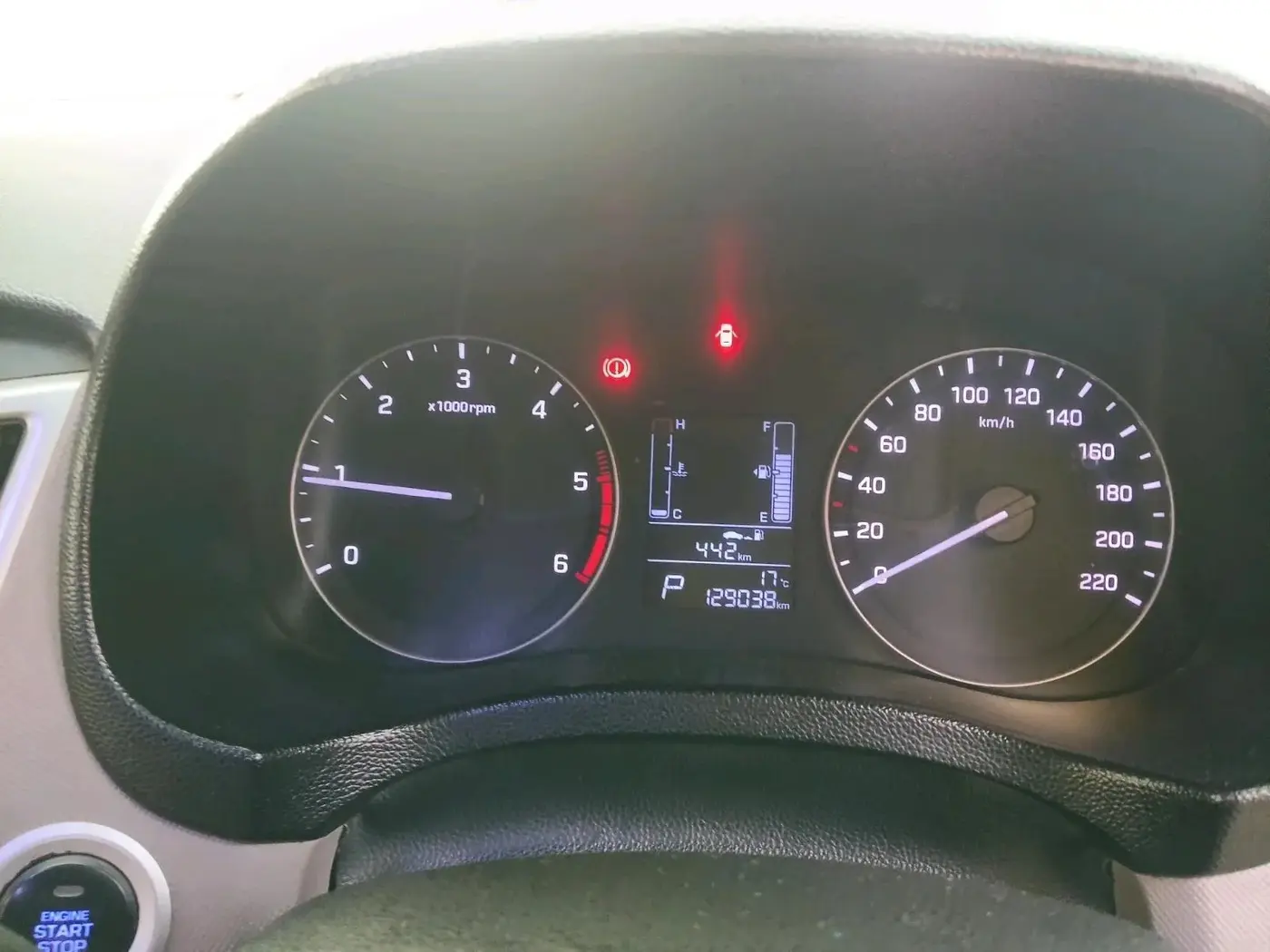 2018 Hyundai Creta SX AT 1.6 DIESEL, Diesel, Automatic, 1,29,038 km, interior