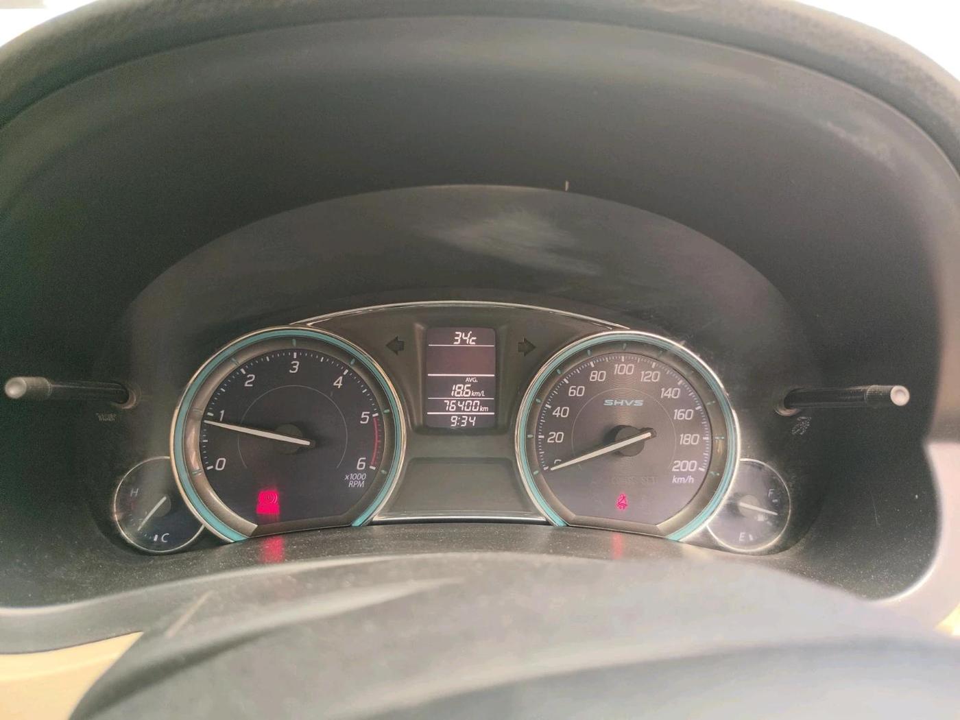 2016 Maruti Ciaz VDI+ SHVS, Diesel, Manual, 76,400 km, interior