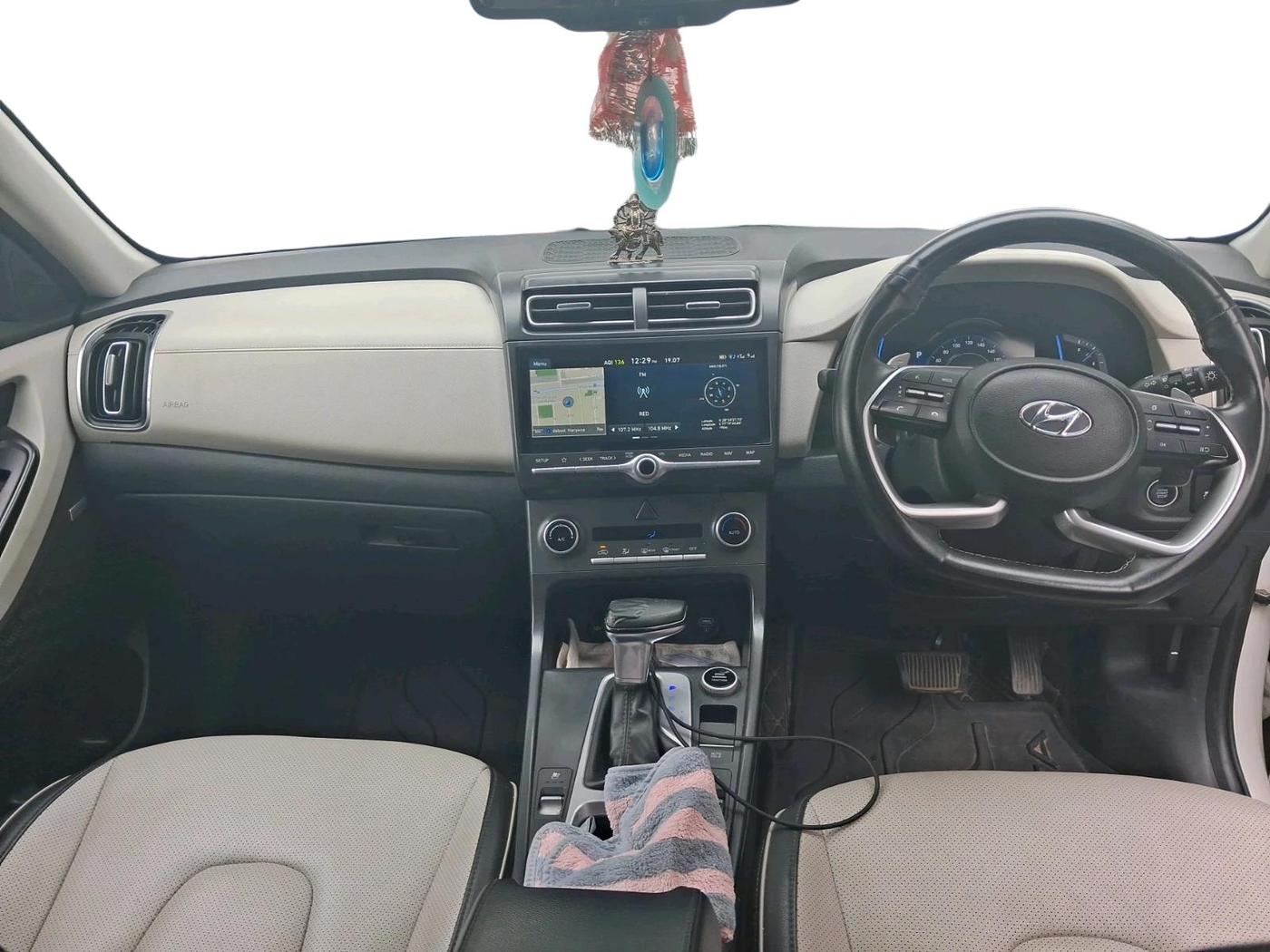 2021 Hyundai Creta SX (O) AT 1.5 DIESEL, Diesel, Automatic, 79,216 km, interior