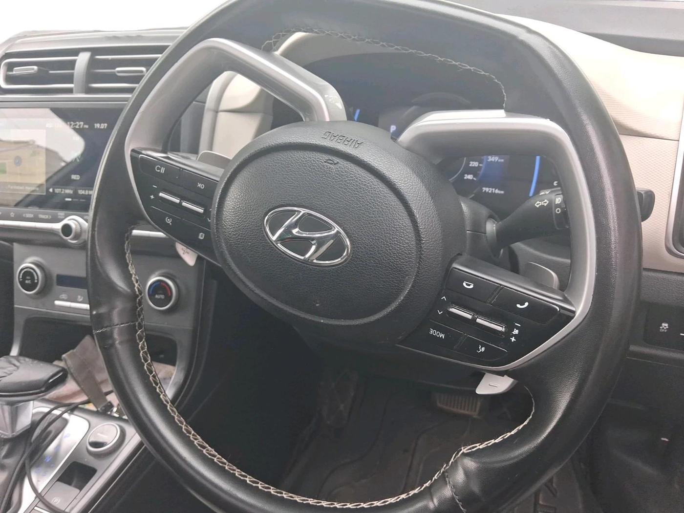 2021 Hyundai Creta SX (O) AT 1.5 DIESEL, Diesel, Automatic, 79,216 km, interior