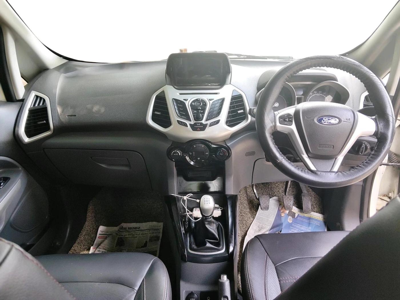 2017 Ford Ecosport TITANIUM 1.5L DIESEL, Diesel, Manual, 1,36,483 km, interior