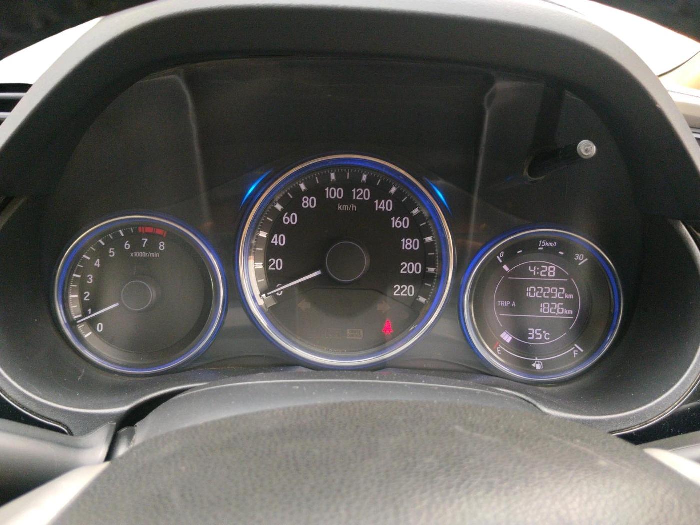 2016 Honda City 1.5L I-VTEC V MT, Petrol, Manual, 1,02,292 km, interior