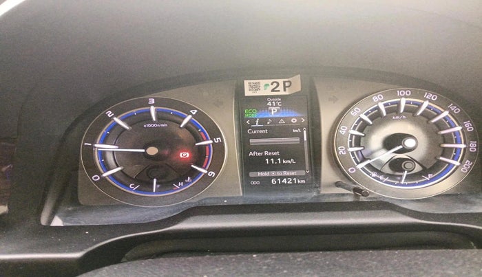 2021 Toyota Innova Crysta 2.4 ZX AT 7 STR, Diesel, Automatic, 61,421 km, interior