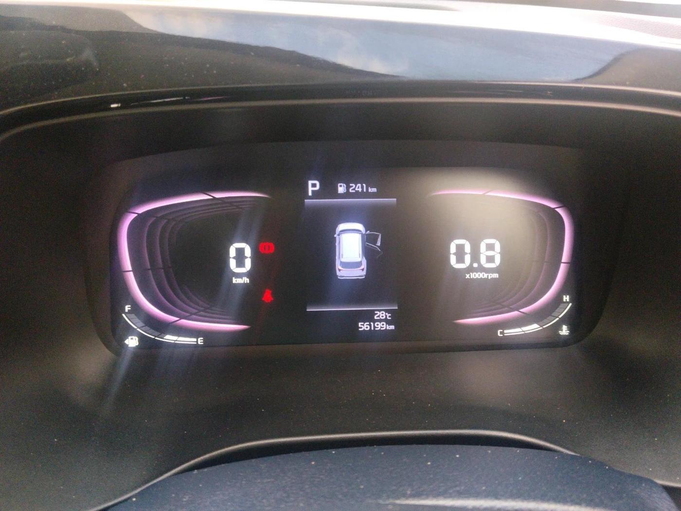 2022 KIA CARENS LUXURY PLUS 1.5 DIESEL AT 7 STR, Diesel, Automatic, 56,199 km, interior