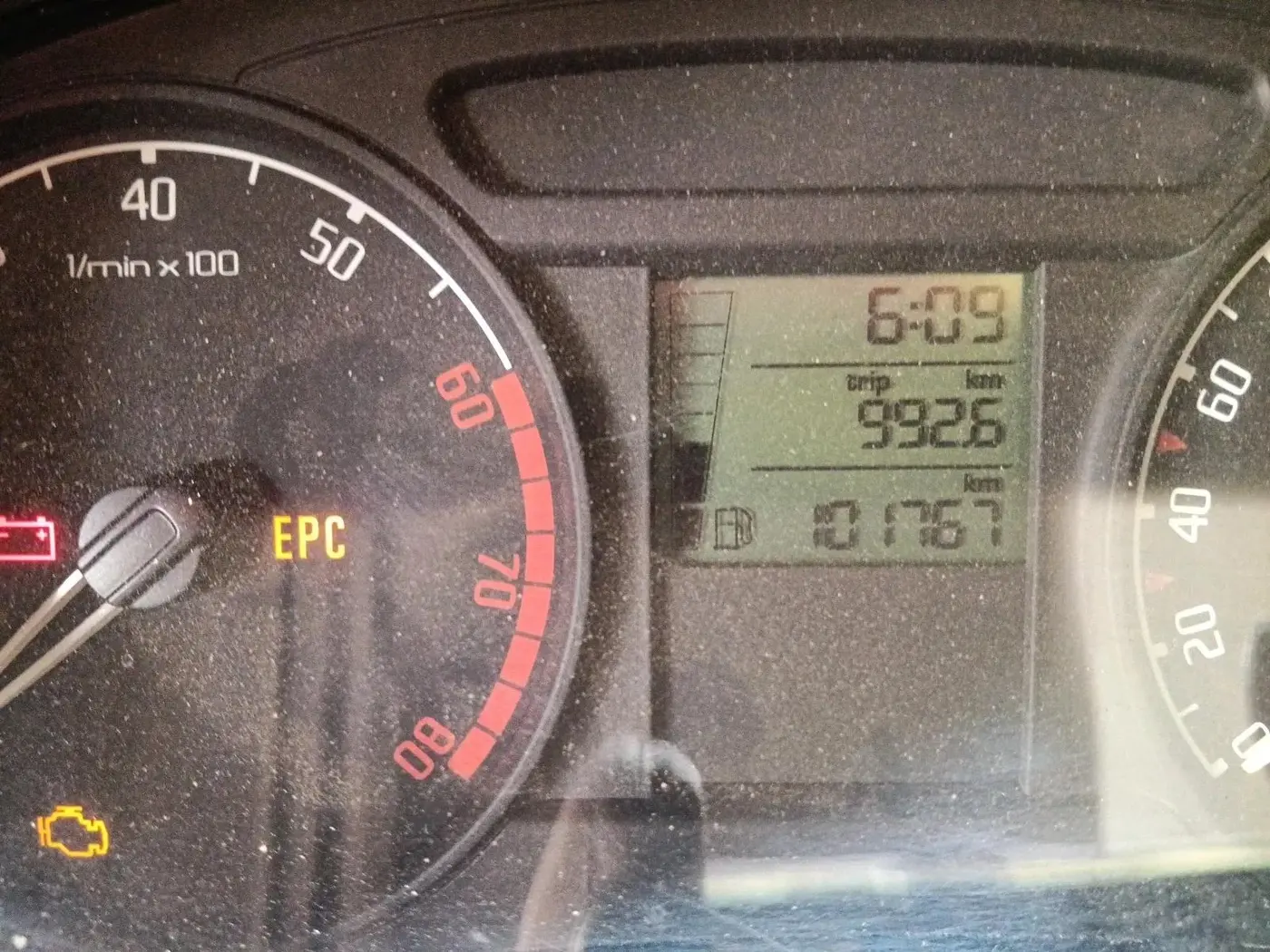2008 Skoda Fabia CLASSIC 1.2 MPI, Petrol, Manual, 1,01,767 km, interior
