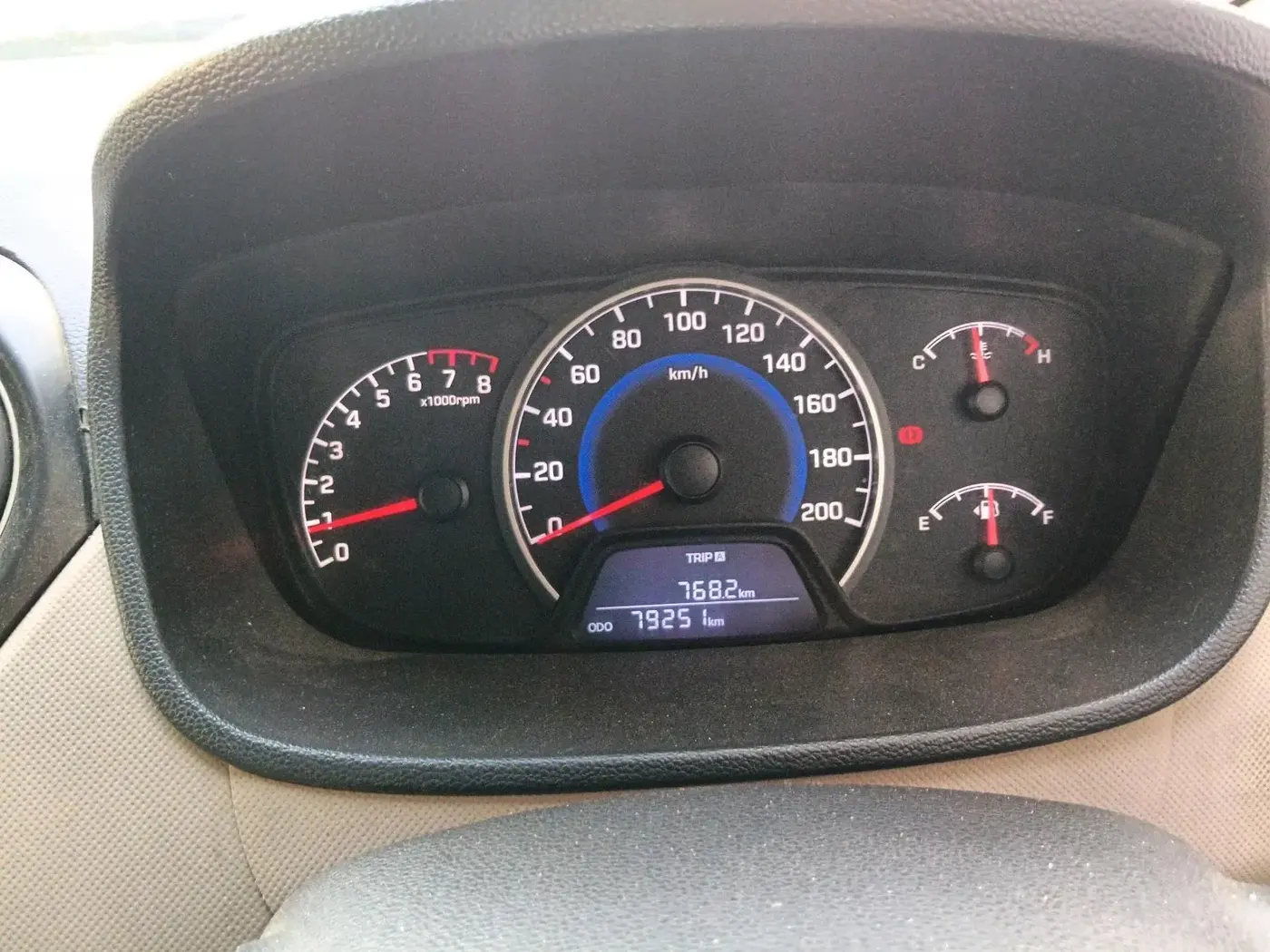 2018 Hyundai Grand i10 ASTA 1.2 KAPPA VTVT, Petrol, Manual, 79,251 km, interior