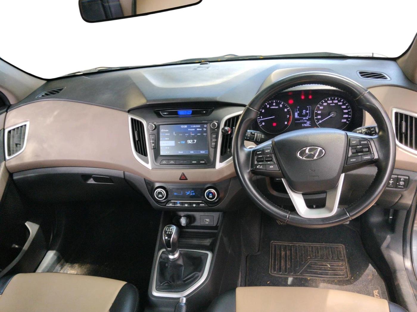 2019 Hyundai Creta SX 1.6 PETROL, Petrol, Manual, 57,605 km, interior