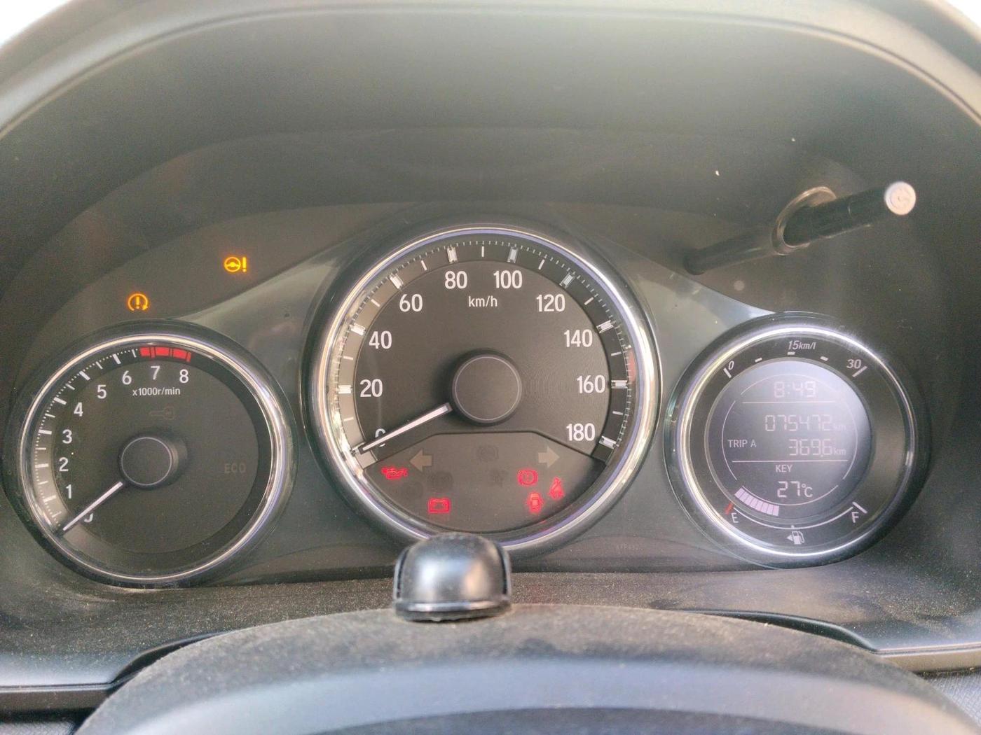 2017 Honda BR-V 1.5L I-VTEC V, CNG, Manual, 75,472 km, interior