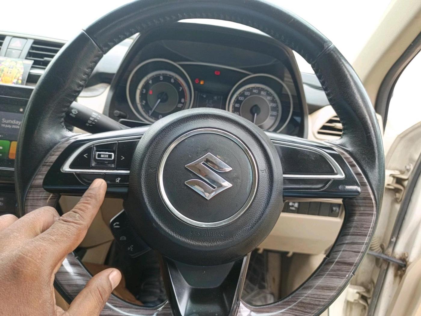 2022 Maruti Dzire ZXI CNG, CNG, Manual, 84,574 km, interior