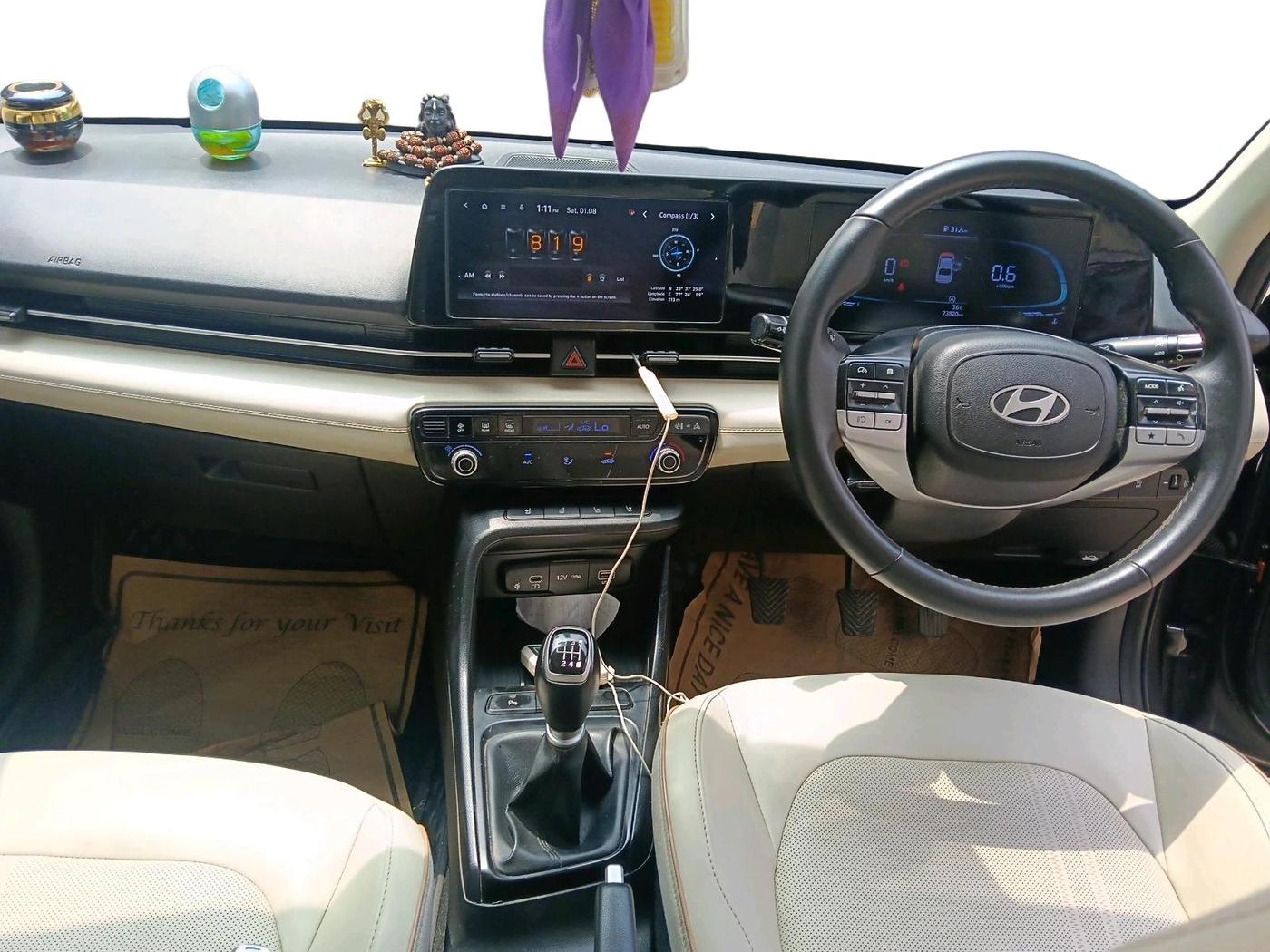 2023 Hyundai Verna SX (O)1.5 VTVT, Petrol, Manual, 73,820 km, interior
