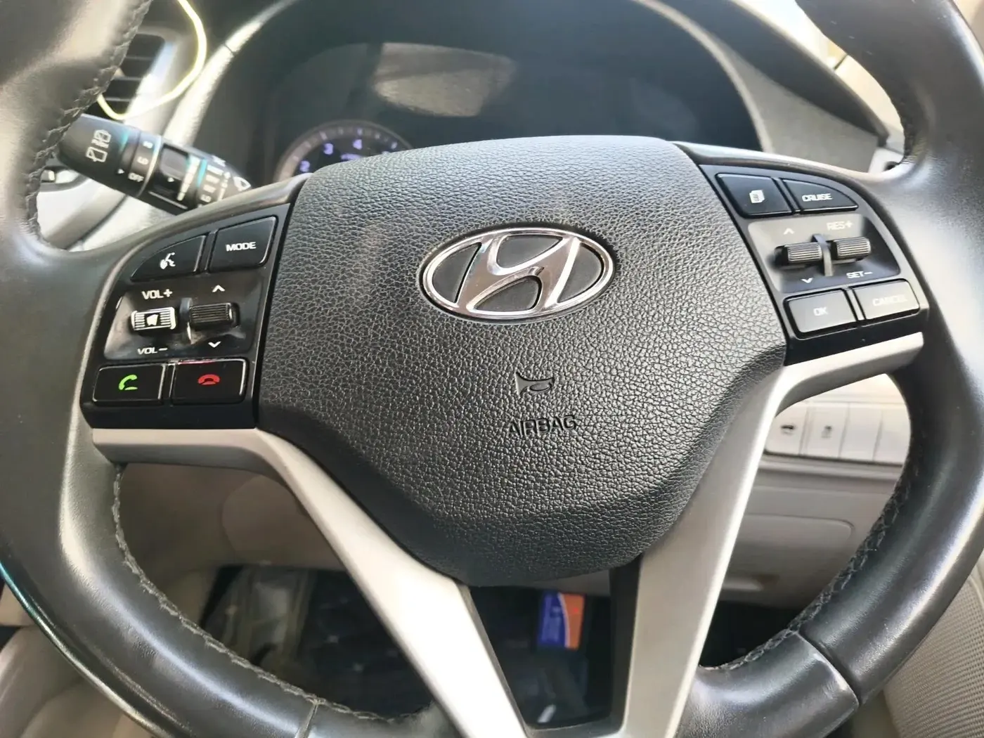 2018 Hyundai Tucson GLS 2WD AT PETROL, Petrol, Automatic, 77,809 km, interior