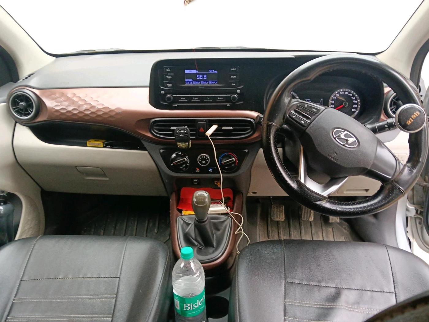 2021 Hyundai AURA S 1.2 CNG, CNG, Manual, 1,38,649 km, interior